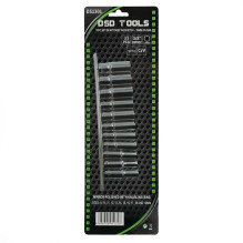 11 PCS. 3 / 8" 6-POINT DEEP SOCKETS 8 - 19 MM ON RAIL DS1301 11 PCS. 3 / 8" 6-POINT DEEP SOCKETS 8 - 19 MM ON RAIL DS1301
