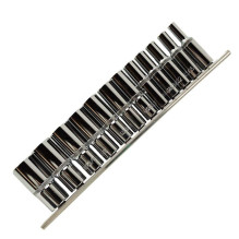 12 PCS 3 / 8" 6-POINT DEEP SAE (INCH) SOCKETS ON RAIL DS1305 12 PCS 3 / 8" 6-POINT DEEP SAE (INCH) SOCKETS ON RAIL DS1305