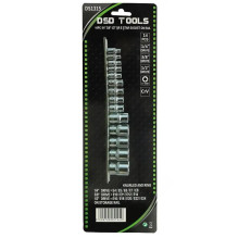 14 VNT. 1 / 4", 3 / 8", 1 / 2" JUNGTIES E TORX GALVUČIŲ RINKINYS DS1315