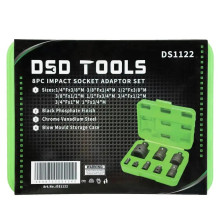 Set of 8 Adapter Heads for Impact Wrenches DS1122 Set of 8 Adapter Heads for Impact Wrenches DS1122