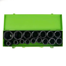 3 / 4" PAVAROS ŠEŠIABRIAUNIŲ HEX GILIŲ SMŪGINIŲ GALVUČIŲ RINKINYS, 16VNT DS1149
