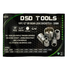 19 VNT. 1 / 2" JUNGTIES "GEAR LOCK" GALVUTĖS 8-32 MM DS1316 19 VNT. 1 / 2" JUNGTIES "GEAR LOCK" GALVUTĖS 8-32 MM DS1316