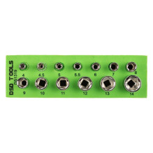 13 PCS 1 / 4" DR SHORT SOCKETS 4-14 mm DS1319 13 PCS 1 / 4" DR SHORT SOCKETS 4-14 mm DS1319