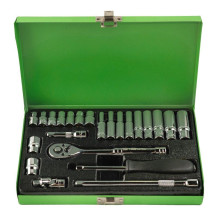 24 PCS. 1 / 4" IMPACT SOCKET SET DS1336 24 PCS. 1 / 4" IMPACT SOCKET SET DS1336