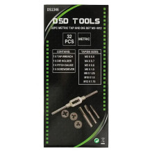32 pcs. Screw and bolt set M3-M12 DS1346 32 pcs. Screw and bolt set M3-M12 DS1346
