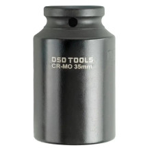 1 / 2" DRIVE 35 MM 12-POINT THIN-WALLED WHEEL HUB NUT SOCKET DS1164 1 / 2" DRIVE 35 MM 12-POINT THIN-WALLED WHEEL HUB NUT SOCKET DS1164