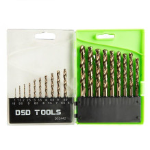 19 PCS HSS COBALT METRIC DRILL BITS SET 1 - 10 mm DS1442 19 PCS HSS COBALT METRIC DRILL BITS SET 1 - 10 mm DS1442