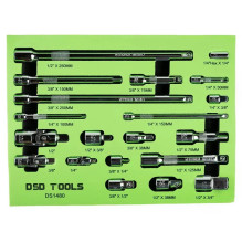 20 PCS Extension Bars and Adapters Set - 1 / 4", 3 / 8", 1 / 2" DS1480 20 PCS Extension Bars and Adapters Set - 1 / 4", 3 / 8", 1 / 2" DS1480
