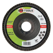 METALO ŠLIFAVIMO LAPELINIS DISKAS 60 GRŪDĖTUMO OKSIDAS (4 1 / 2") 115MM X 22.2MM 10 VNT. DS3008 METALO ŠLIFAVIMO LAPELINIS DISKAS 60 GRŪDĖTUMO OKSIDAS (4 1 / 2") 115MM X 22.2MM 10 VNT. DS3008