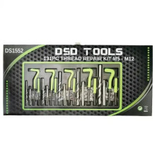 131 VNT. SRIEGIŲ REMONTO RINKINYS M5 - M12 DS1552 131 VNT. SRIEGIŲ REMONTO RINKINYS M5 - M12 DS1552
