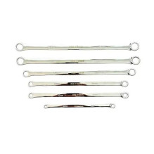 6-PIECE RING WRENCH SET FOR DAMAGED NUTS 8-19MM DS1808 6-PIECE RING WRENCH SET FOR DAMAGED NUTS 8-19MM DS1808