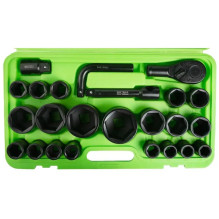 26 PCS 3 / 4″ IR 1″ 6-POINT STANDARD IMPACT SOCKET SET DS1148 26 PCS 3 / 4″ IR 1″ 6-POINT STANDARD IMPACT SOCKET SET DS1148