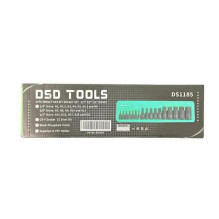 Set of 17 Impact Hexagonal Socket Bits - 1 / 4 3 / 8 1 / 2 Drives DS1185