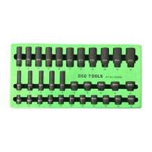 32-PIECE 3 / 8" 6-POINT DEEP AND 7 SHALLOW IMPACT SOCKET SET DS2006 32-PIECE 3 / 8" 6-POINT DEEP AND 7 SHALLOW IMPACT SOCKET SET DS2006