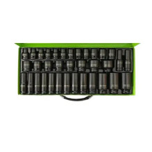 35-PIECE 1 / 2 DRIVE 6-POINT IMPACT SOCKET SET IN METAL CASE DS2008 35-PIECE 1 / 2 DRIVE 6-POINT IMPACT SOCKET SET IN METAL CASE DS2008
