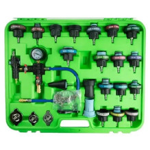 28-PIECE COOLING SYSTEM PRESSURE GAUGE FOR RADIATOR AND REFILL KIT DS1838 28-PIECE COOLING SYSTEM PRESSURE GAUGE FOR RADIATOR AND REFILL KIT DS1838