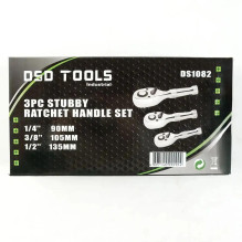 3 DALIŲ TRUMPŲ TERKŠLIŲ RINKINYS 1 / 4", 1 / 2", 3 / 8" DS1082