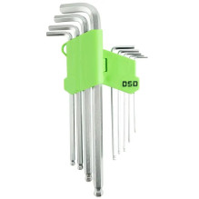 Set of 9 extra-long hex keys with ball end DS1044 Set of 9 extra-long hex keys with ball end DS1044