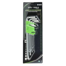 Set of 9 extra-long hex keys with ball end DS1044 Set of 9 extra-long hex keys with ball end DS1044