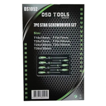 7 PCS. Star Screwdriver Set DS1052 7 PCS. Star Screwdriver Set DS1052