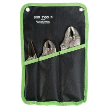 3 pcs. Clamp pliers set with ribbed handles DS1270 3 pcs. Clamp pliers set with ribbed handles DS1270