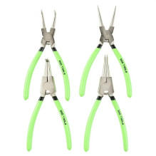 Set of 4 pcs. 230 mm Ni-Fe Coated Fixing Ring Pliers DS1250 Set of 4 pcs. 230 mm Ni-Fe Coated Fixing Ring Pliers DS1250