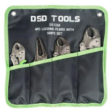 Set of 4 fixed clamps with handles DS1268