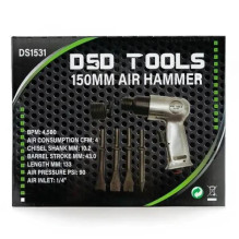 150 mm pneumatic hammer - 4,500 blows / min. DS1531 150 mm pneumatic hammer - 4,500 blows / min. DS1531