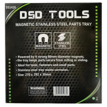 Magnetic stainless steel parts tray DS1426