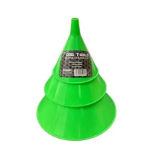 Set of 3 plastic funnels DS1581 Set of 3 plastic funnels DS1581