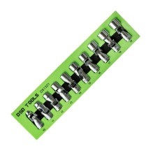 10 PCS 3 / 8" 12-POINT FLEXIBLE HEAD SOCKETS DS1321