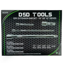12 PCS Extension Set - 1 / 4", 3 / 8", 1 / 2" DS1479 12 PCS Extension Set - 1 / 4", 3 / 8", 1 / 2" DS1479