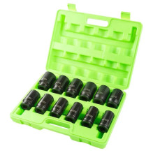 12 PCS 3 / 4" 6-POINT DEEP IMPACT SOCKETS, 12 PCS DS1102 12 PCS 3 / 4" 6-POINT DEEP IMPACT SOCKETS, 12 PCS DS1102
