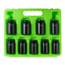 1 / 2" PAVAROS 6 FLAT HEX DEEP IMPACT SOCKETS, 9PCS DS1114