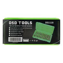 1 / 2" DRIVE TORX IMPACT SOCKET SET 10 PCS. DS1118
