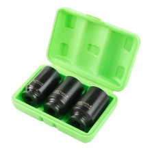 1 / 2" DRIVE 12-POINT DEEP IMPACT WRENCH SOCKETS, 3PCS DS1147