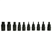 1 / 2" PAVAROS SMŪGINĖS ''SPLINE'' ANTGALIAI-GALVUTĖS 10 VNT. DS1169