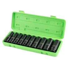 1 / 2" Long Impact Sockets, Metric, 10pcs DS1171 1 / 2" Long Impact Sockets, Metric, 10pcs DS1171