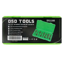 1 / 2" DRIVE IMPACT "SPLINE" SOCKETS, 8 PCS. DS1180