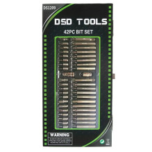 Set of hex, Torx, spline bits, 42 pcs. DS1209