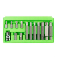1 / 2" PAVAROS 10 mm "RIBE" antgalių rinkinys,14 VNT DS1213