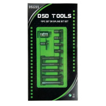 3 / 8" DRIVE "SPLINE" SOCKET SET, 11PCS. DS1215 3 / 8" DRIVE "SPLINE" SOCKET SET, 11PCS. DS1215