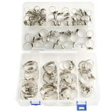 91 pcs. Various stainless steel hose clamps set 8 - 44 mm DS1451 91 pcs. Various stainless steel hose clamps set 8 - 44 mm DS1451
