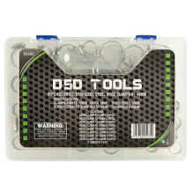 91 pcs. Various stainless steel hose clamps set 8 - 44 mm DS1451 91 pcs. Various stainless steel hose clamps set 8 - 44 mm DS1451