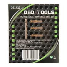 4 pcs. HSS cobalt spot welding drill bit set DS1437