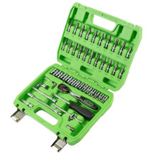 46 VNT. 1 / 4" METRINIŲ GALVUČIŲ IR ANTGALIŲ RINKINYS DS1036 46 VNT. 1 / 4" METRINIŲ GALVUČIŲ IR ANTGALIŲ RINKINYS DS1036