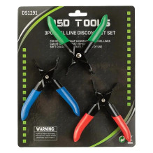 TIESUS 3-PIECE FUEL LINE DISCONNECT PLIER SET DS1291