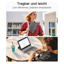 inateck Keyboard Tablet QWERTZ gray inateck Keyboard Tablet QWERTZ gray