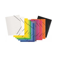 PAGNA Elasticated Folder A4 PP 3 Flaps Black PAGNA Elasticated Folder A4 PP 3 Flaps Black