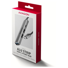 AXAGON HUE-STC USB-Hub - 3x USB-A, 1x USB-C, 12cm USB-C-Kabel